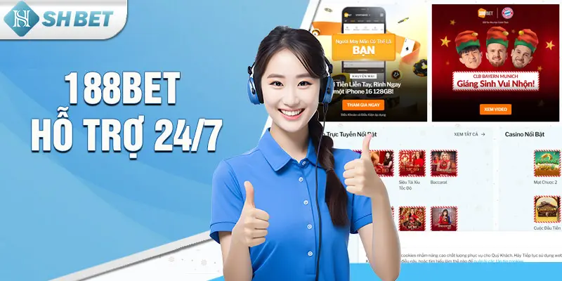 188bet Hỗ trợ 24/7